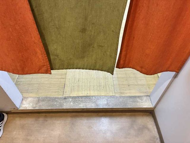 入口幅120㎝、段差10㎝